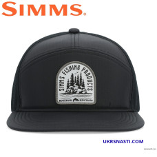 Кепка Simms 7-Panel Tech Trucker Black